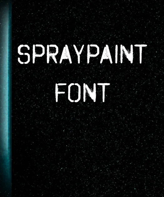 Spray Paint Font Free Download