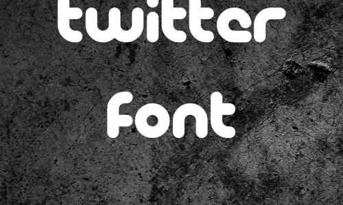 Twitter Font Free Download