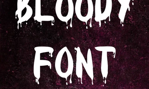 Bloody Font Free Download