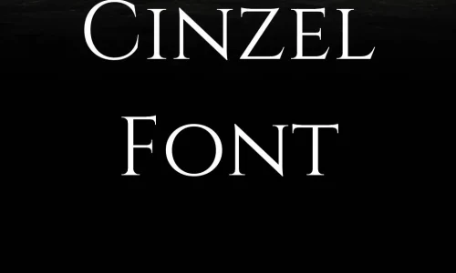 Cinzel Font Free Download