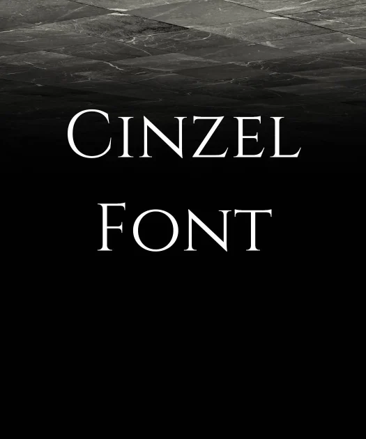 Cinzel Font Free Download