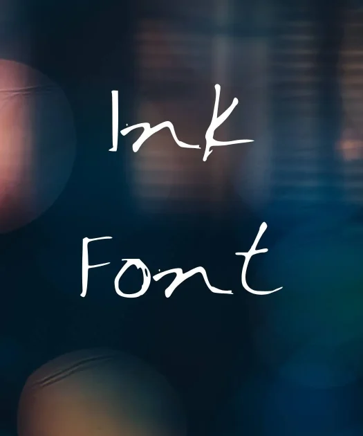 Ink Font Free Download