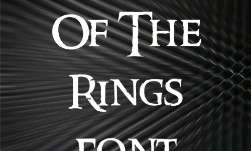Lord of the Rings Font Free Download