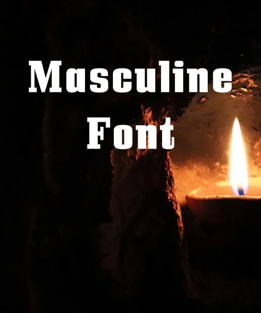 Masculine Font Free Download