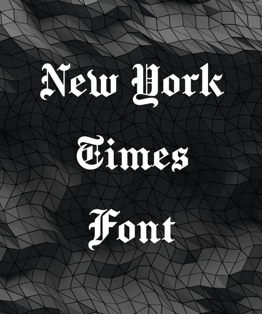 New York Times Font Free Download