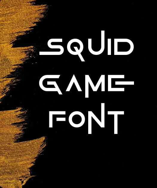 Squid Game Font Free Download