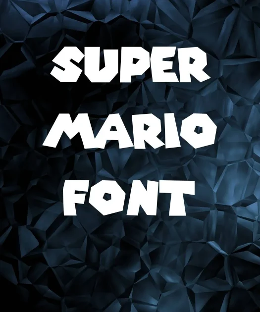 Super Mario Font Free Download