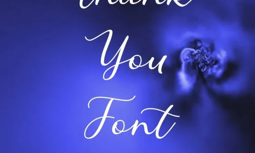 Thank You Font Free Download