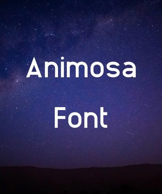 Animosa Font Free Download
