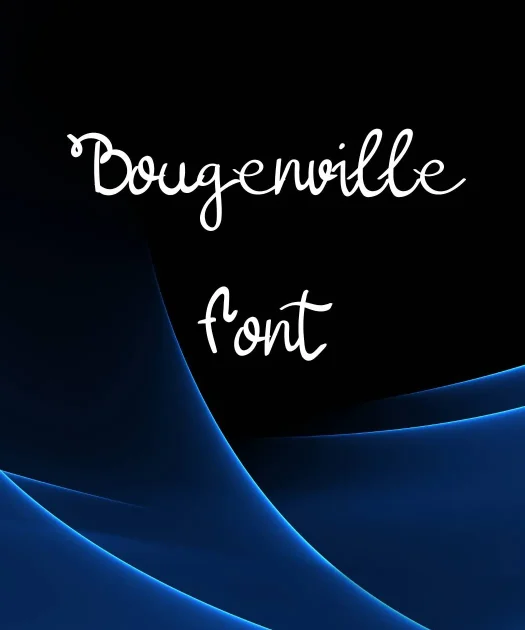 Bougenville Font Free Download