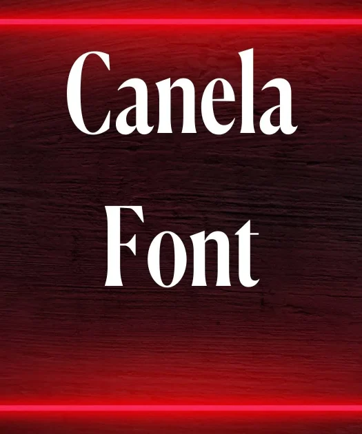 Canela Font Free Download