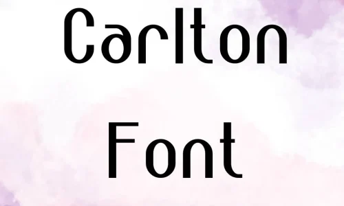 Carlton Font Free Download