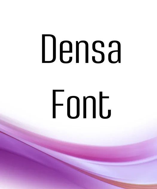 Densa Font Free Download