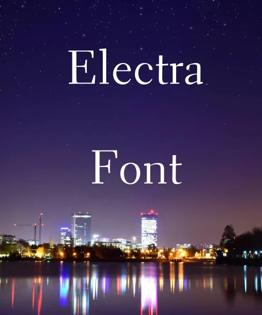 Electra Font Free Download