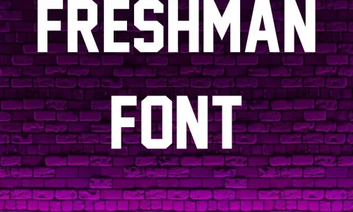 Freshman Font Free Download
