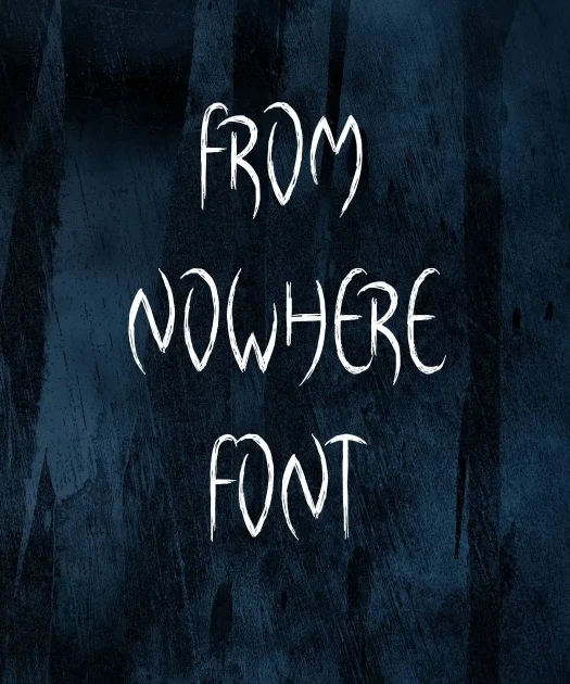 From Nowhere Font Free Download