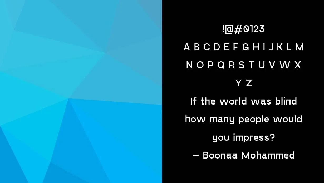 view of Gosha Font family