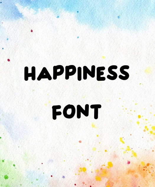 Happiness Font Free Download