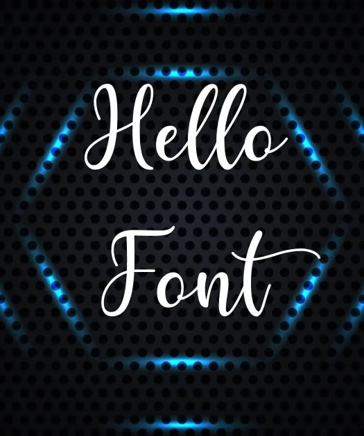 Hello Font Free Download