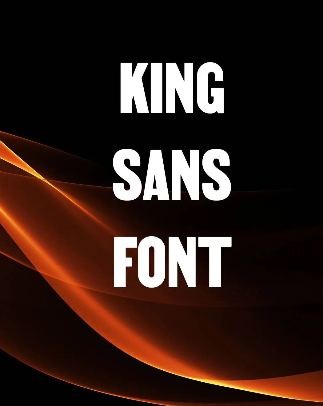 King Sane Lettering King Sans Font Free Download