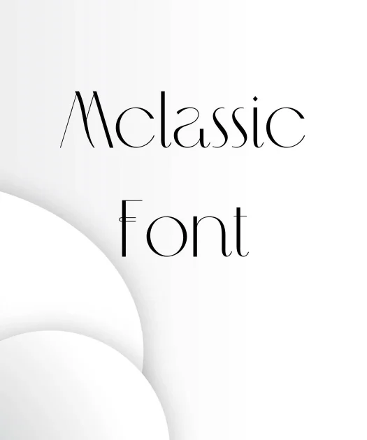 Mclassic Font Free Download