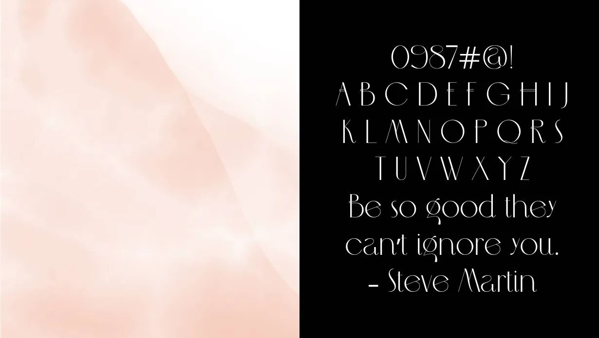 view of Mclassic Font family