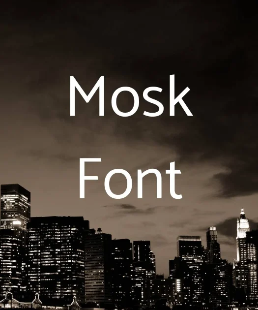 Mosk Font Free Download