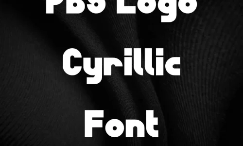 PBS Logo Cyrillic Font Free Download