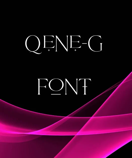Qene-g Font Free Download