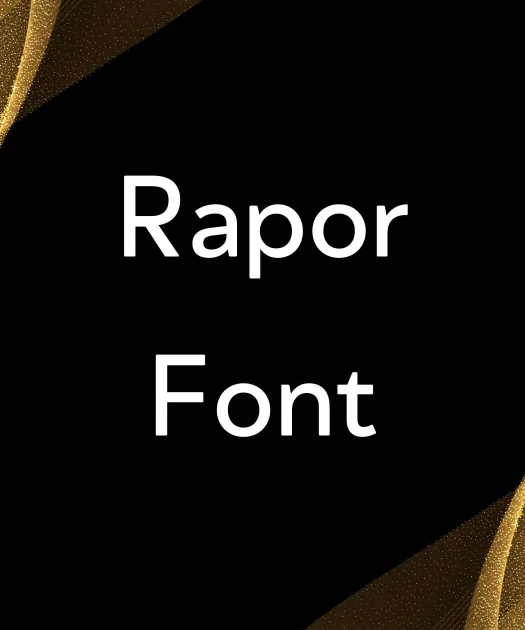 Rapor Font Free Download