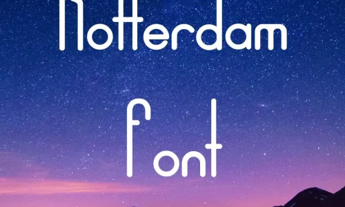 Rotterdam Font Free Download