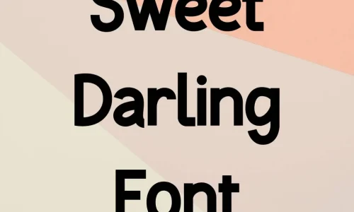 Sweet Darling Font Free Download