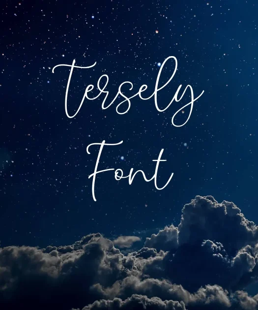 Tersely Font Free Download