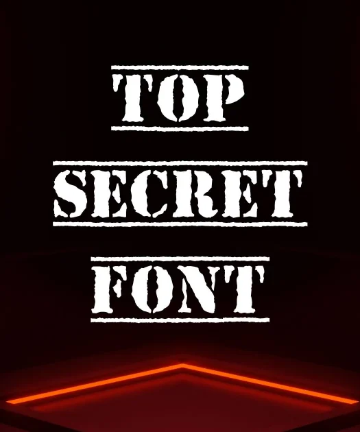 Top Secret Font Free Download