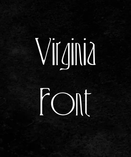 Virginia Font Free Download