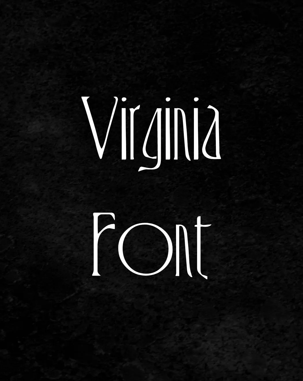 Virginia Font Free Download