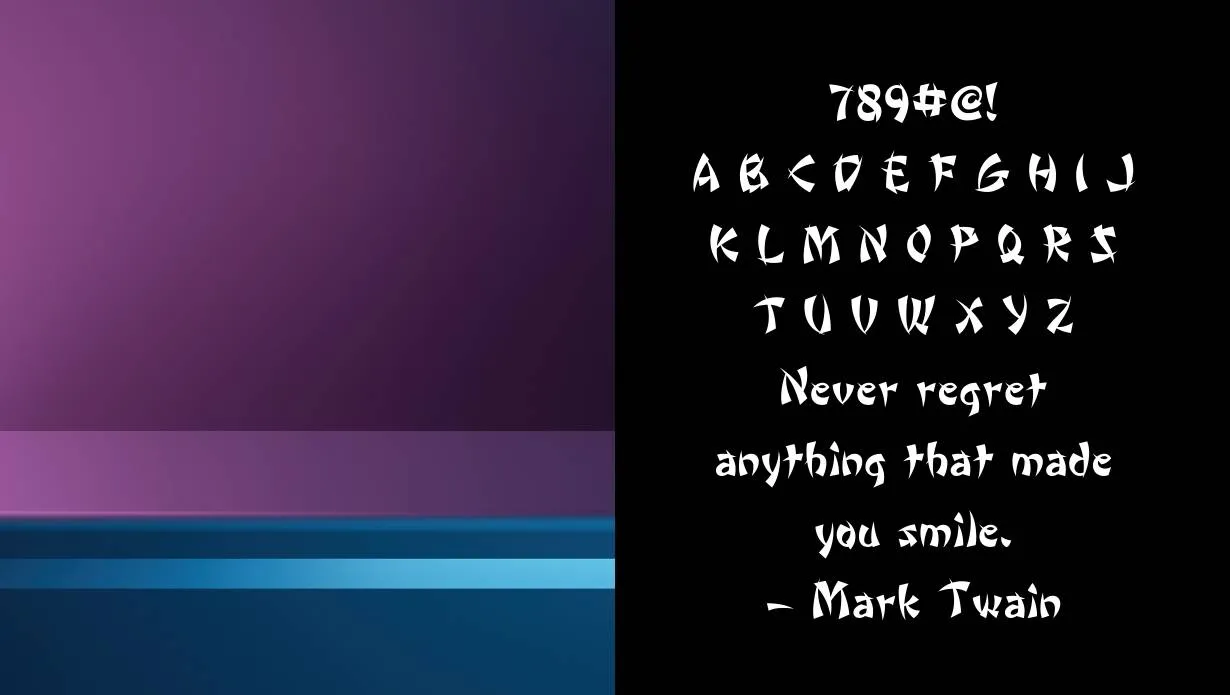 View of Wonton Font Family