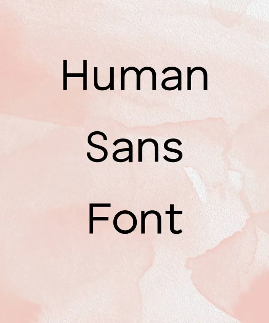 Human Sans Font Free Download