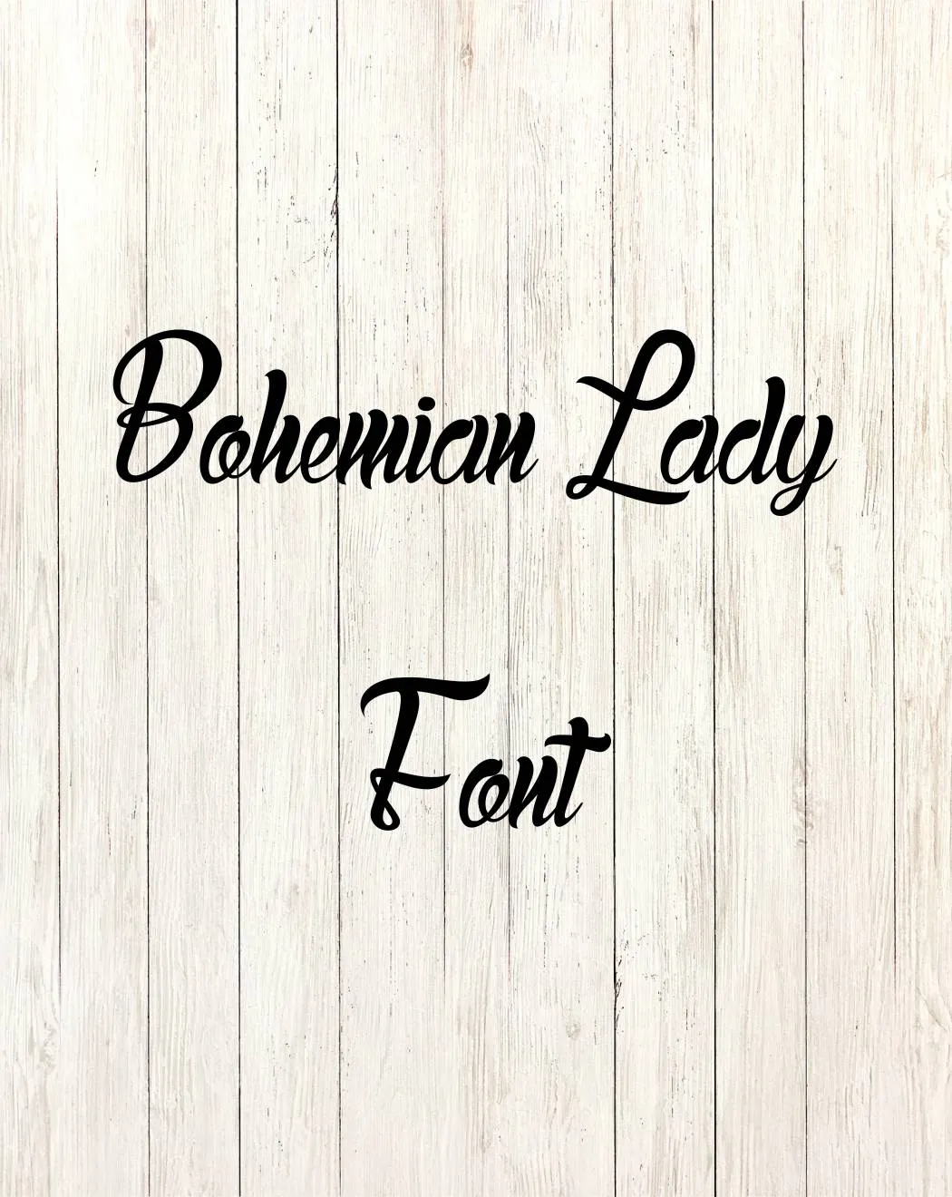 Bohemian Lady Font Free Download