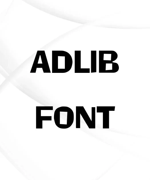 AdLib Font Free Download