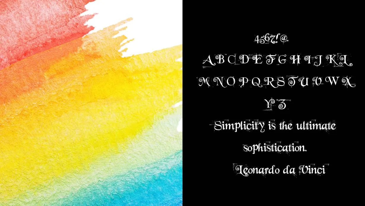 view of Beyond Wonderland Font