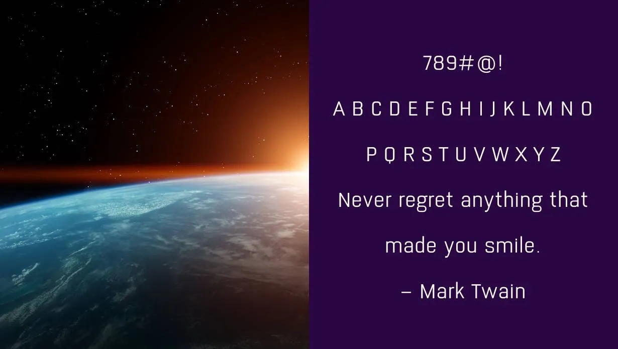 view of Polar Font Family