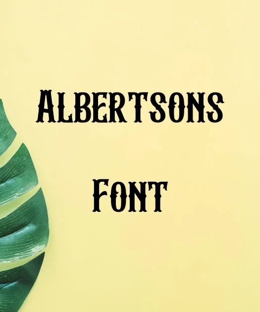 Albertsons Font Free Download
