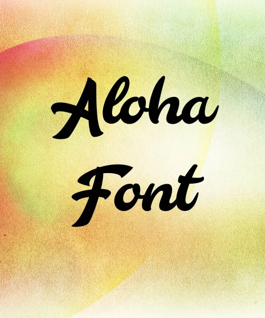 Aloha Font Free Download
