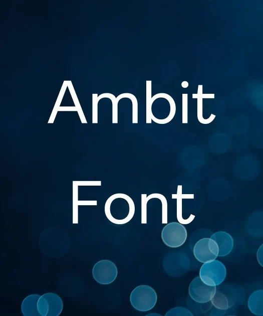 Ambit Font Free Download