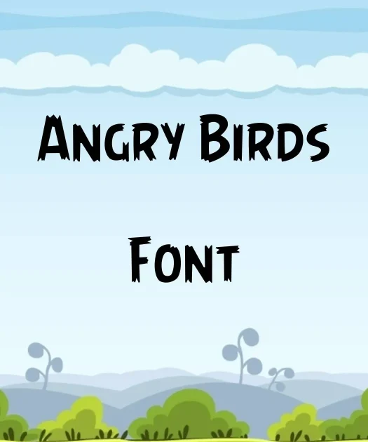 Angry Birds Font Free Download