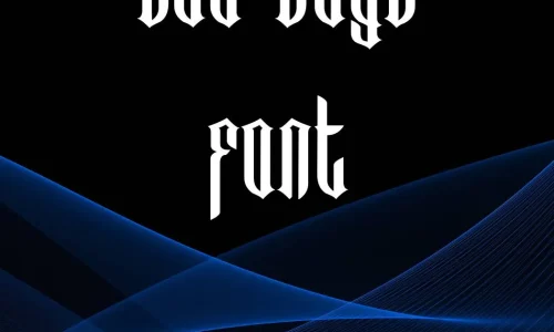 Bad Boys Font Free Download