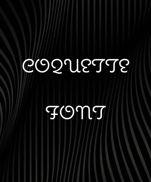 Coquette Font Free Download