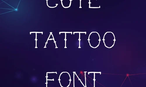 Cute Tattoo Font Free Download