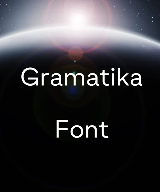 Gramatika Font Free Download